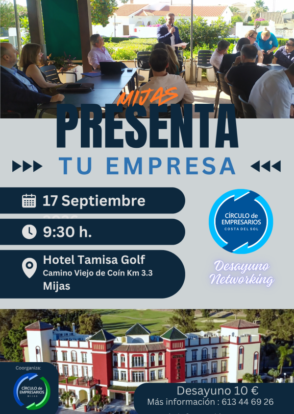 Desayuno Networking en Mijas-sep 2026